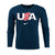 Classic Jersey Logo Navy Long Sleeve Legend Tee