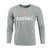 Grey Statement Long Sleeve Legend Tee