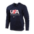 Navy Legacy Logo Therma Hoodie