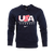 Navy Legacy Logo Therma Hoodie