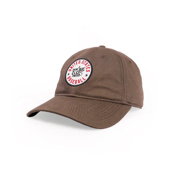 USA x Baseballism Badge Relaxed Fit Cap - Grey