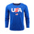 Royal Blue Jersey Logo Long Sleeve Legend Tee